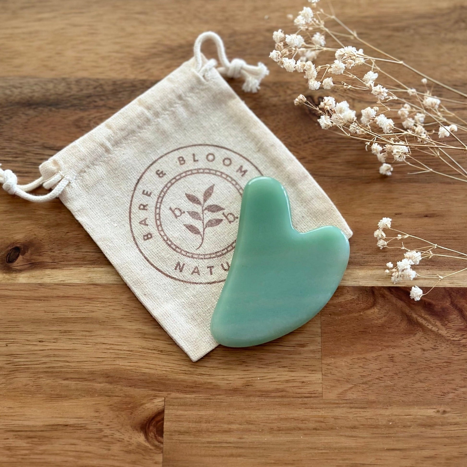 Botanical Face Oil + Gua Sha Massage Tool - Bare and Bloom