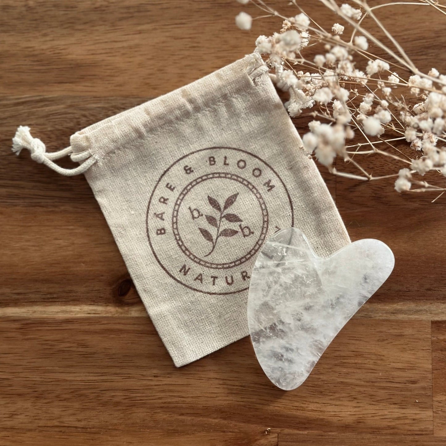 Botanical Face Oil + Gua Sha Massage Tool - Bare and Bloom