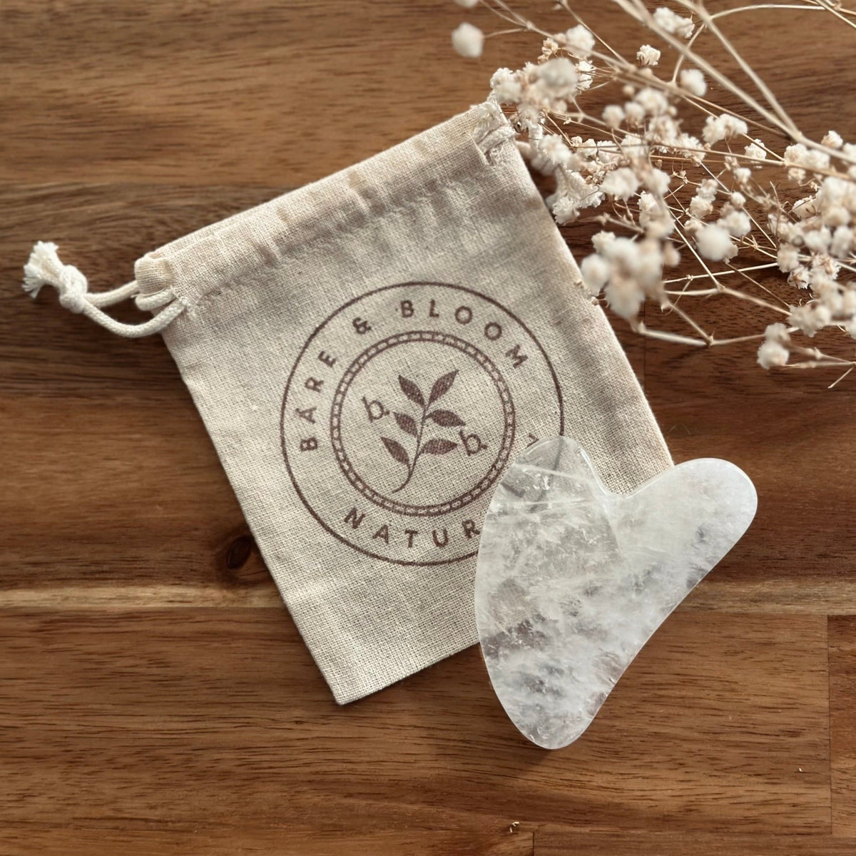 Botanical Face Oil + Gua Sha Massage Tool - Bare and Bloom