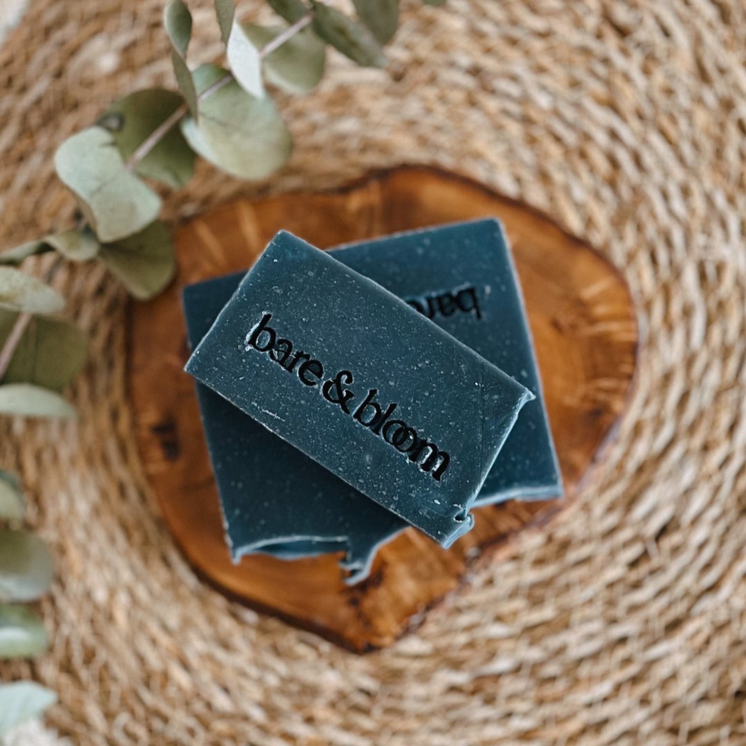 Charcoal & Aloe Botanical Soap - Bare and Bloom