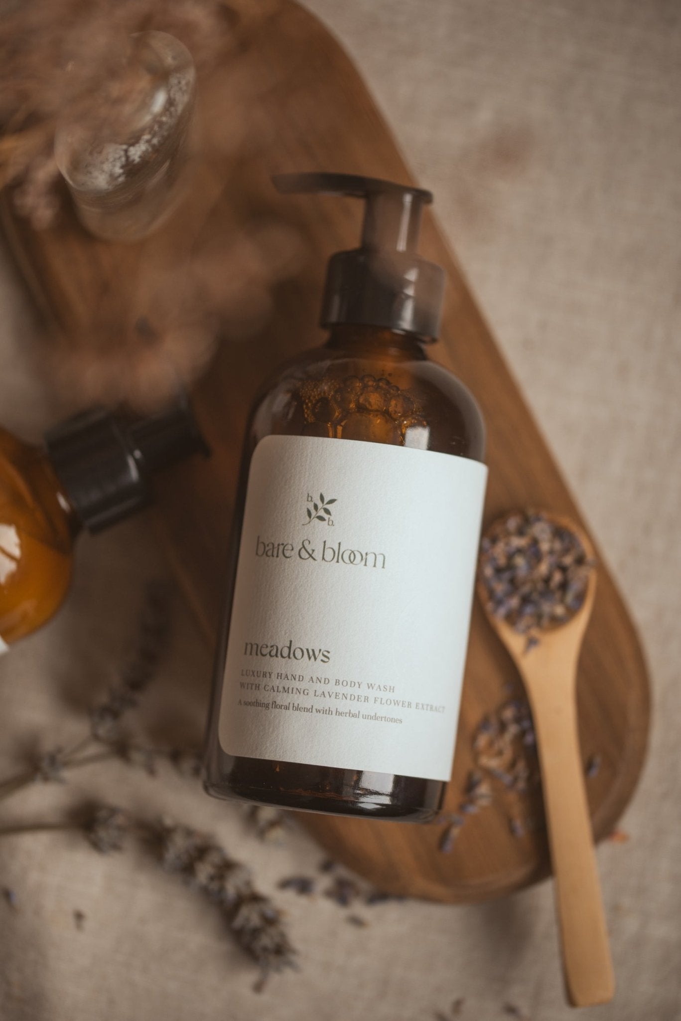 Meadows Natural Luxury Hand and Body Wash 250ml - Bare and Bloom