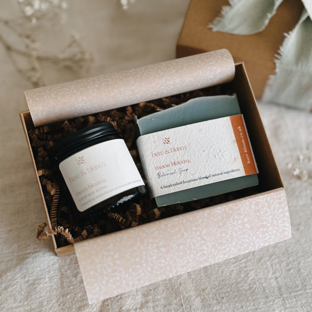 Moon Blooms Gift Set | Natural Soap & Body Butter Duo - Bare and Bloom