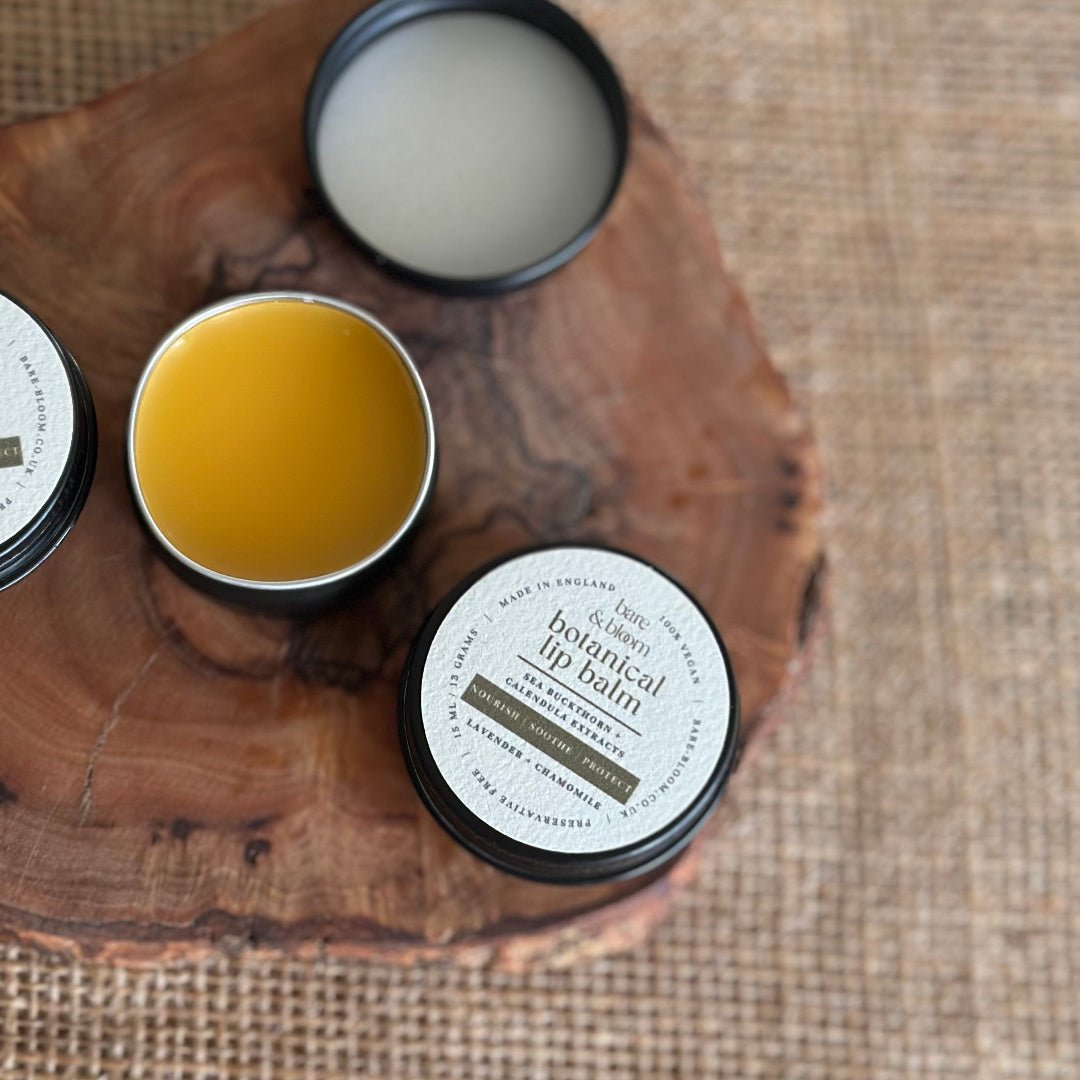 Natural Vegan Lip Balm - Bare and Bloom