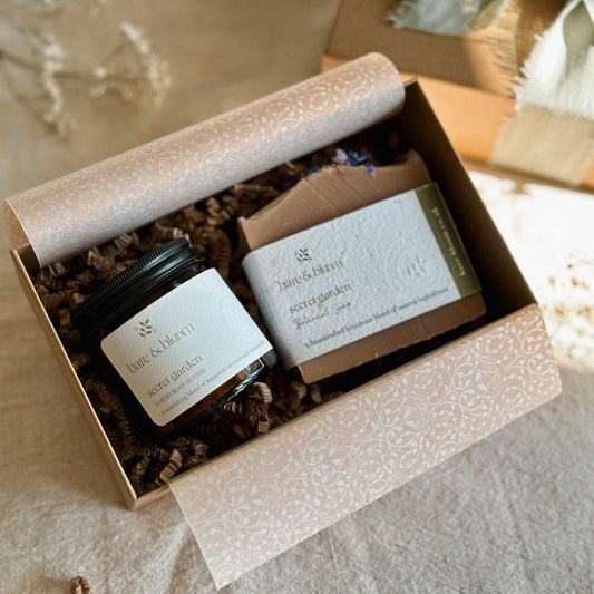 Secret Garden Gift Set | Natural Soap & Body Butter Duo - Bare and Bloom