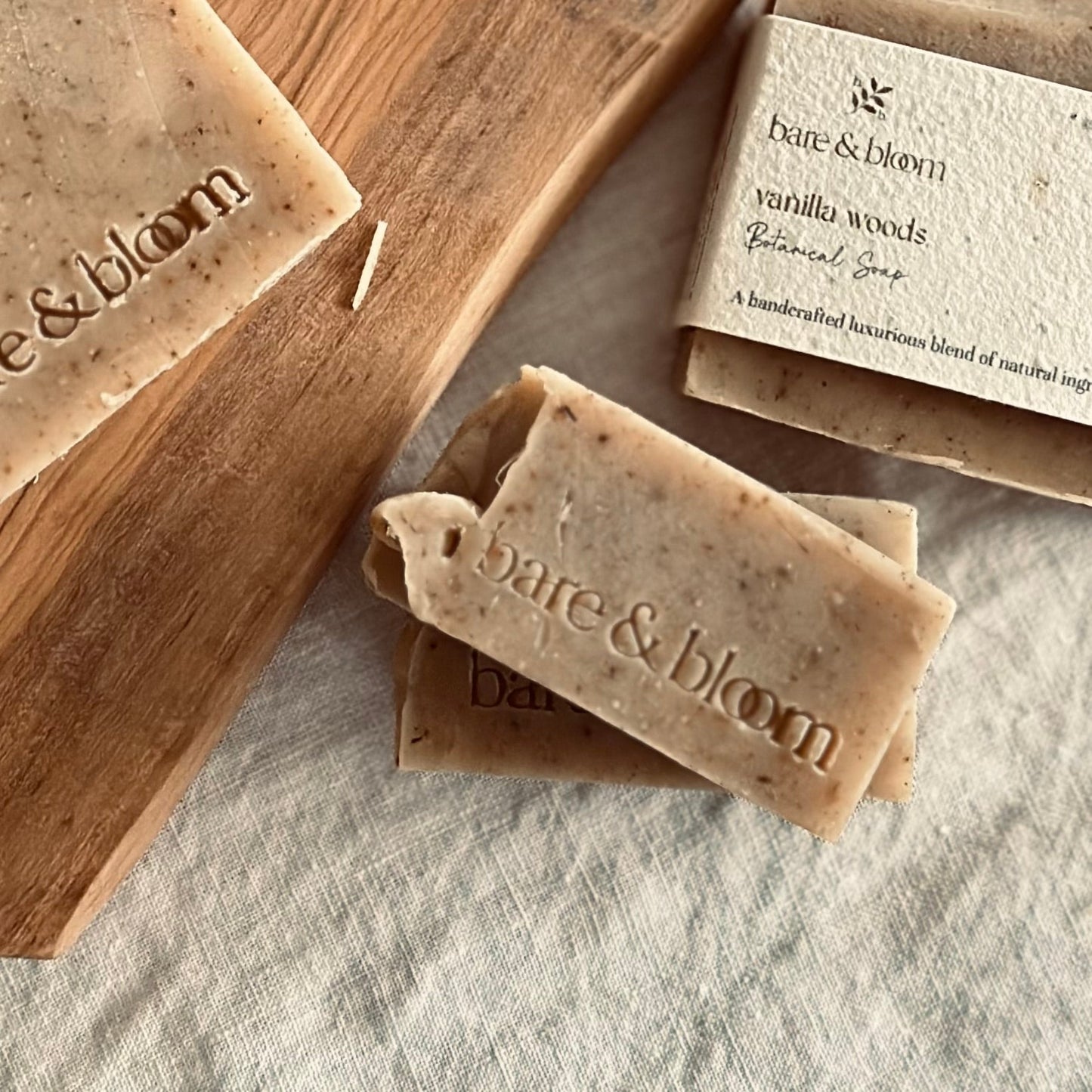 Vanilla Woods Botanical Soap - Bare and Bloom