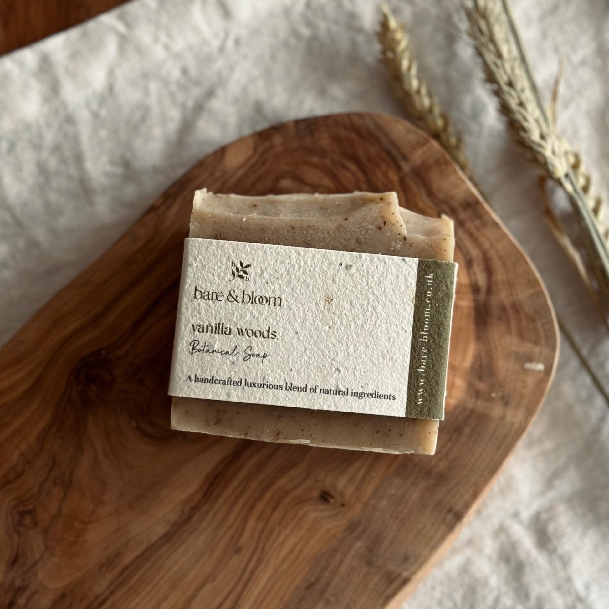 Vanilla Woods Botanical Soap - Bare and Bloom