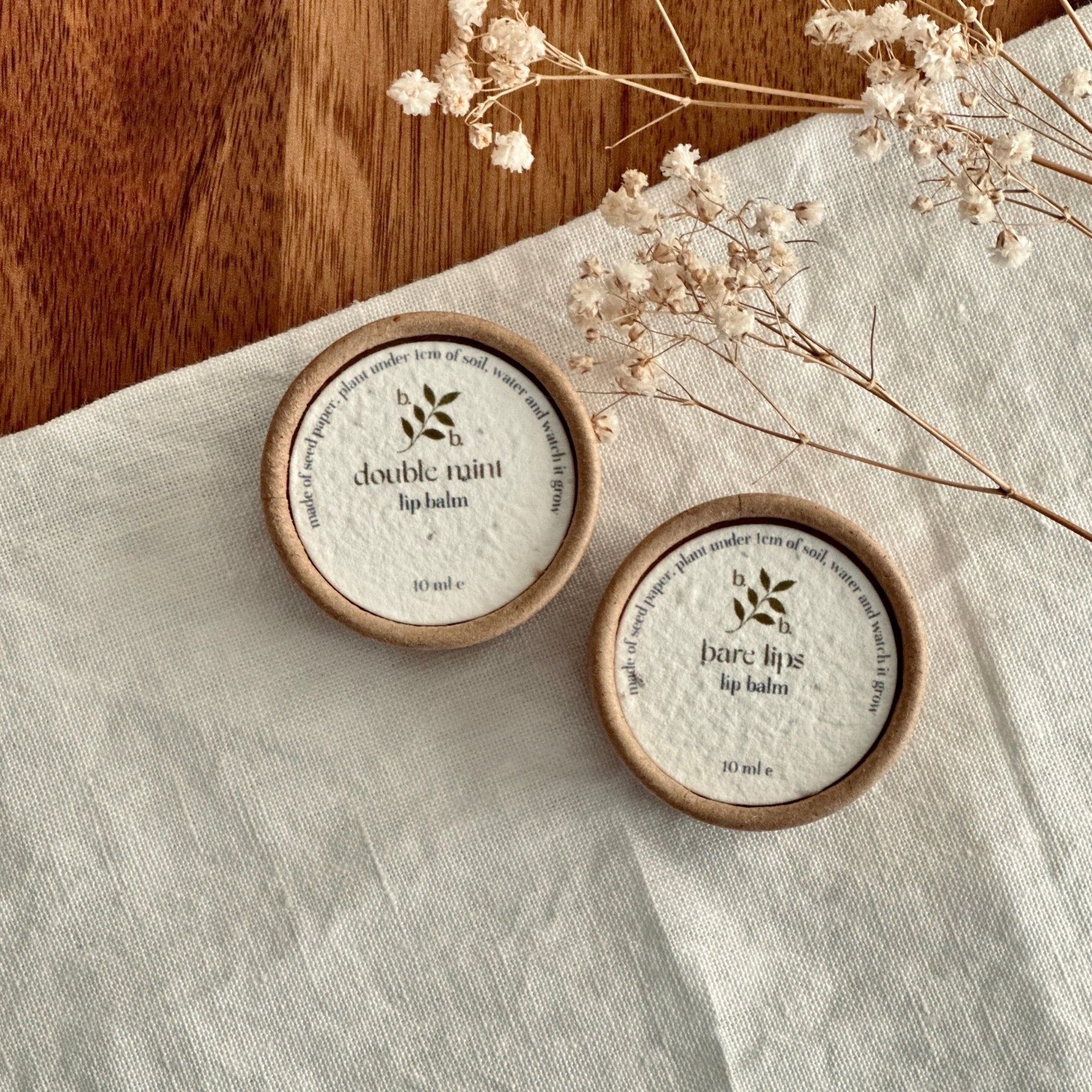 100% Natural Vegan Lip Balm - Bare and Bloom