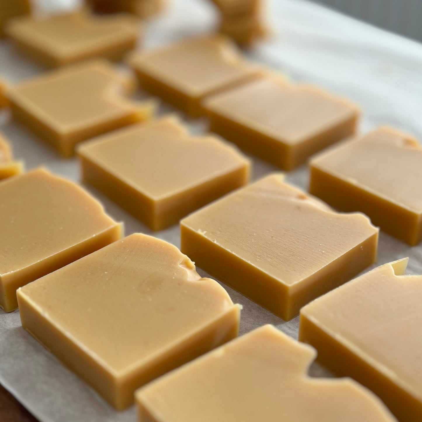 yellow artisan soap