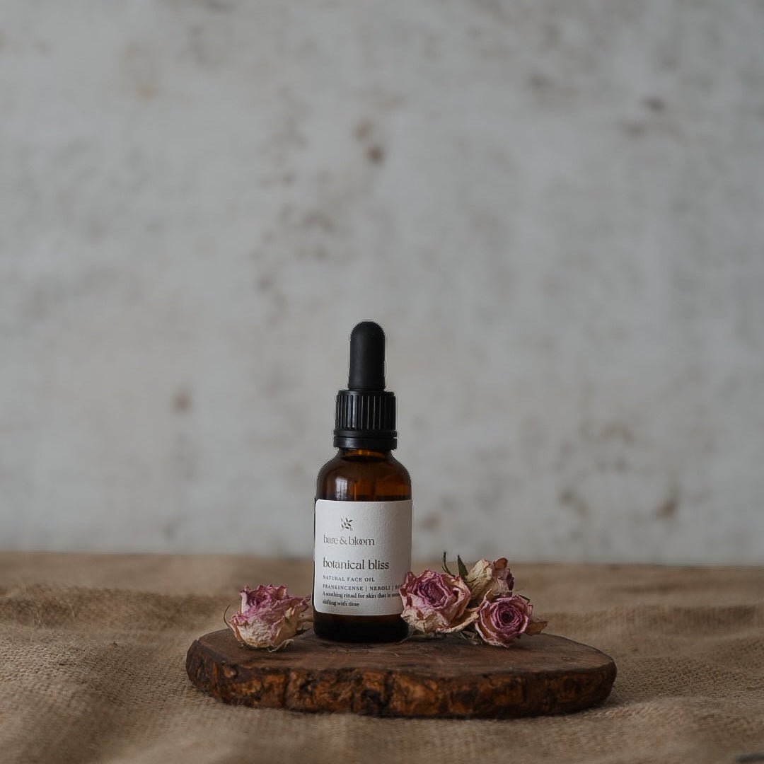 Botanical Face Oil + Gua Sha Massage Tool - Bare and Bloom