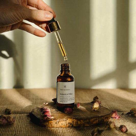 Botanical Face Oil + Gua Sha Massage Tool - Bare and Bloom