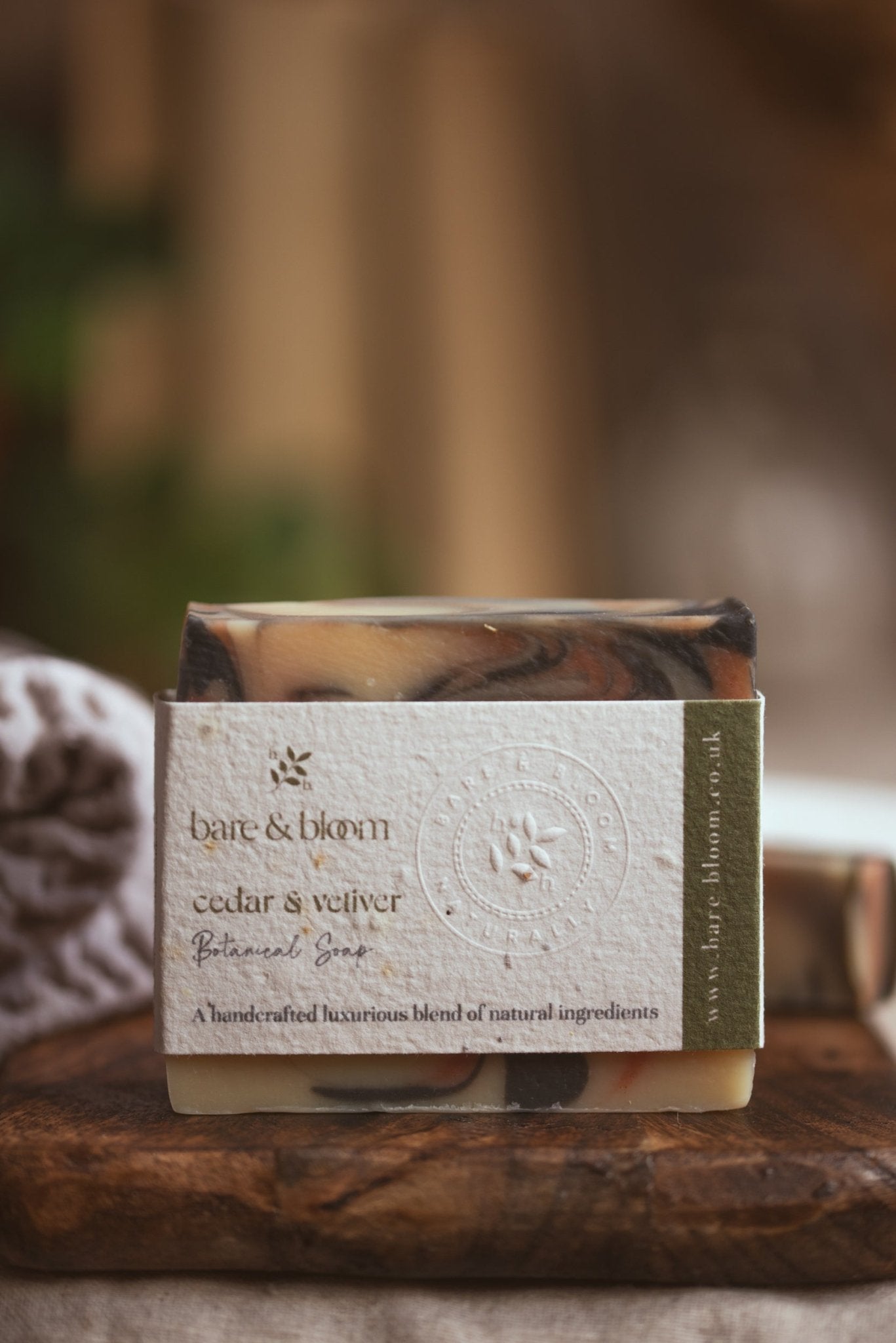 Cedar & Vetiver Botanical Soap - Bare and Bloom