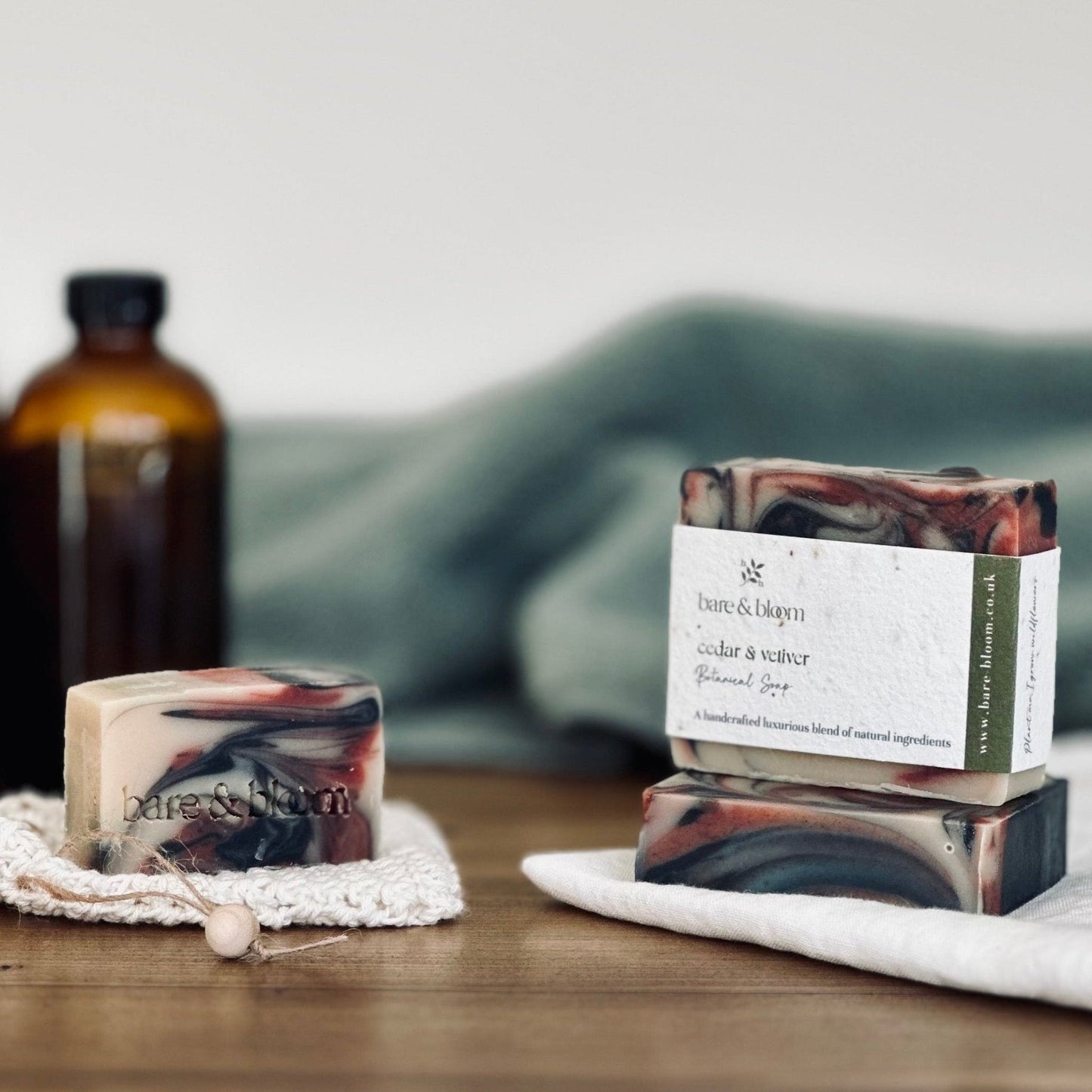 Cedar & Vetiver Botanical Soap - Bare and Bloom