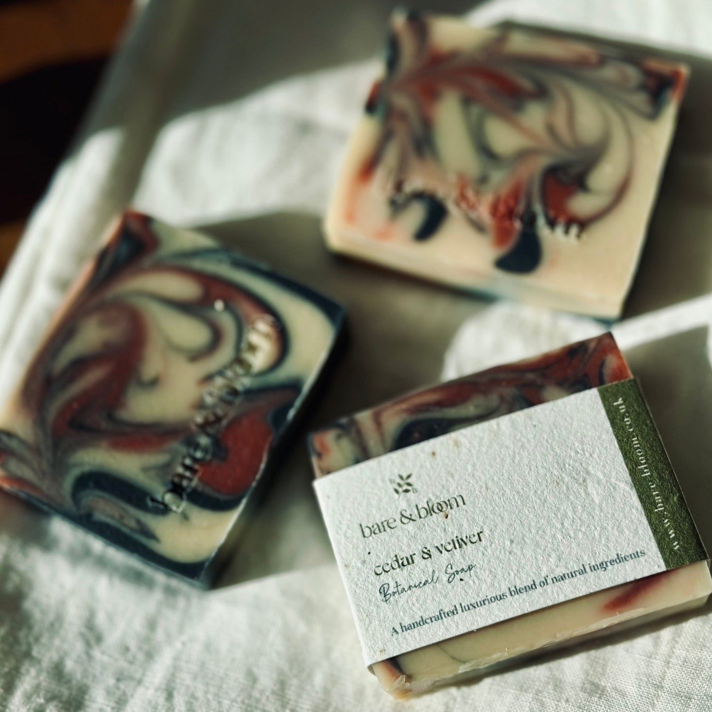 3 artisan soap bars