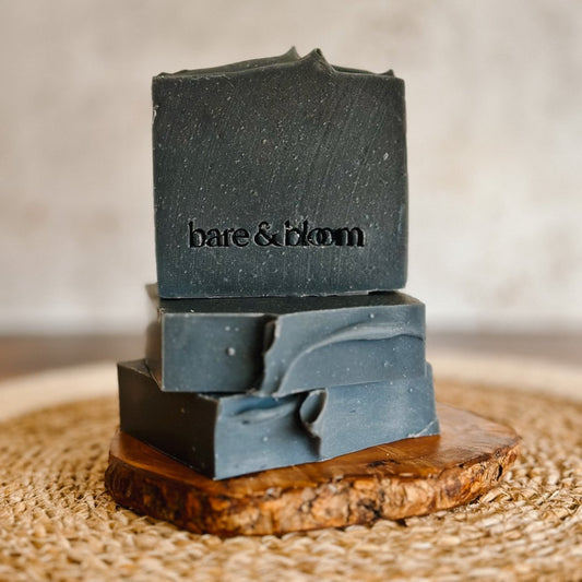 Charcoal & Aloe Botanical Soap - Bare and Bloom