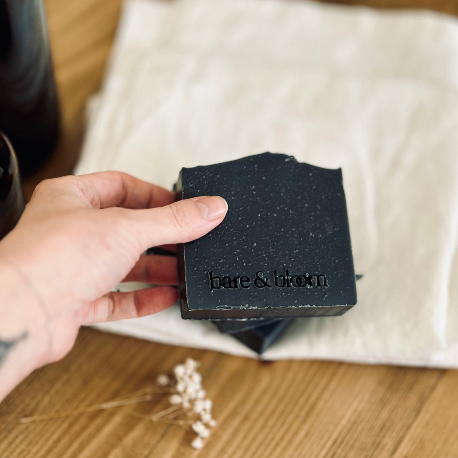 Charcoal & Aloe Botanical Soap - Bare and Bloom