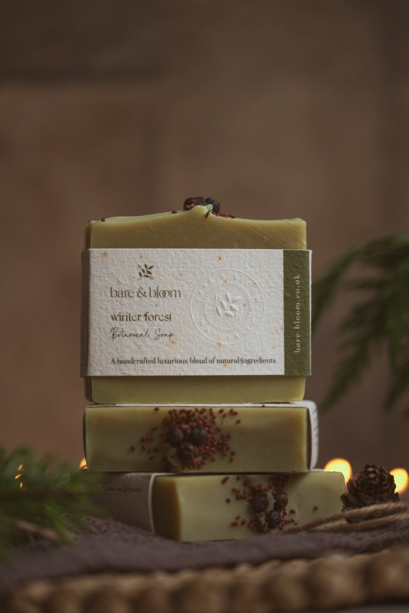 Eco - Friendly Christmas Soap Gift Set - Bare and Bloom