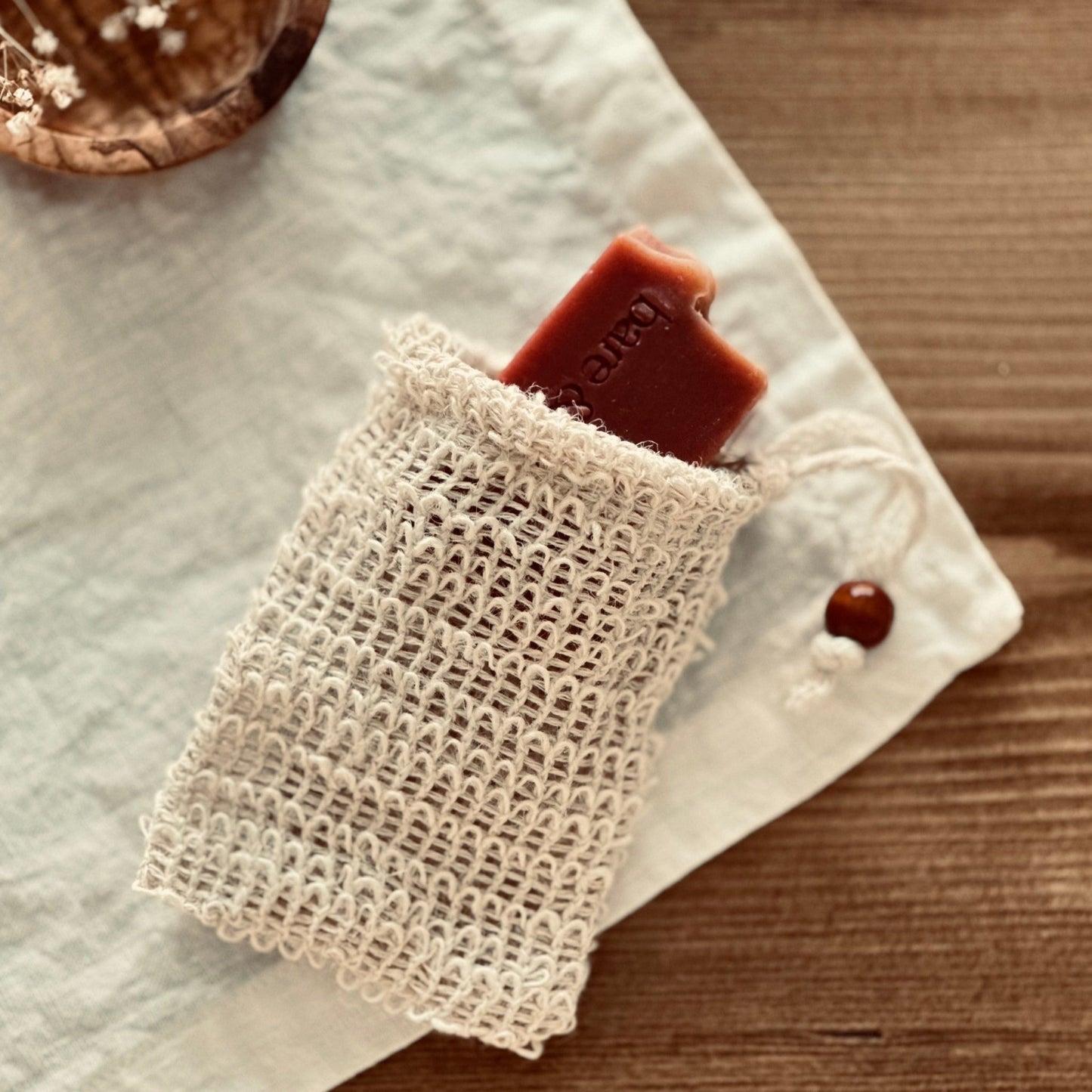 Exfoliating Sisal Soap Bag - Bare and Bloom