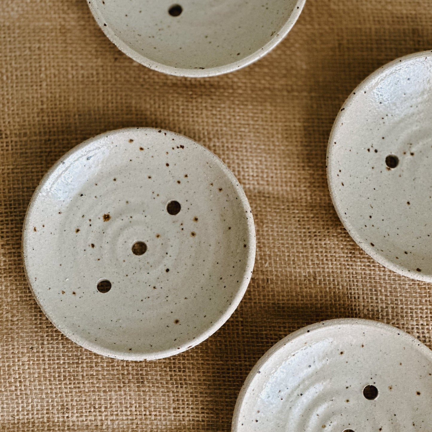 Handmade Ceramic Draining Soap Dish - Bare and Bloom