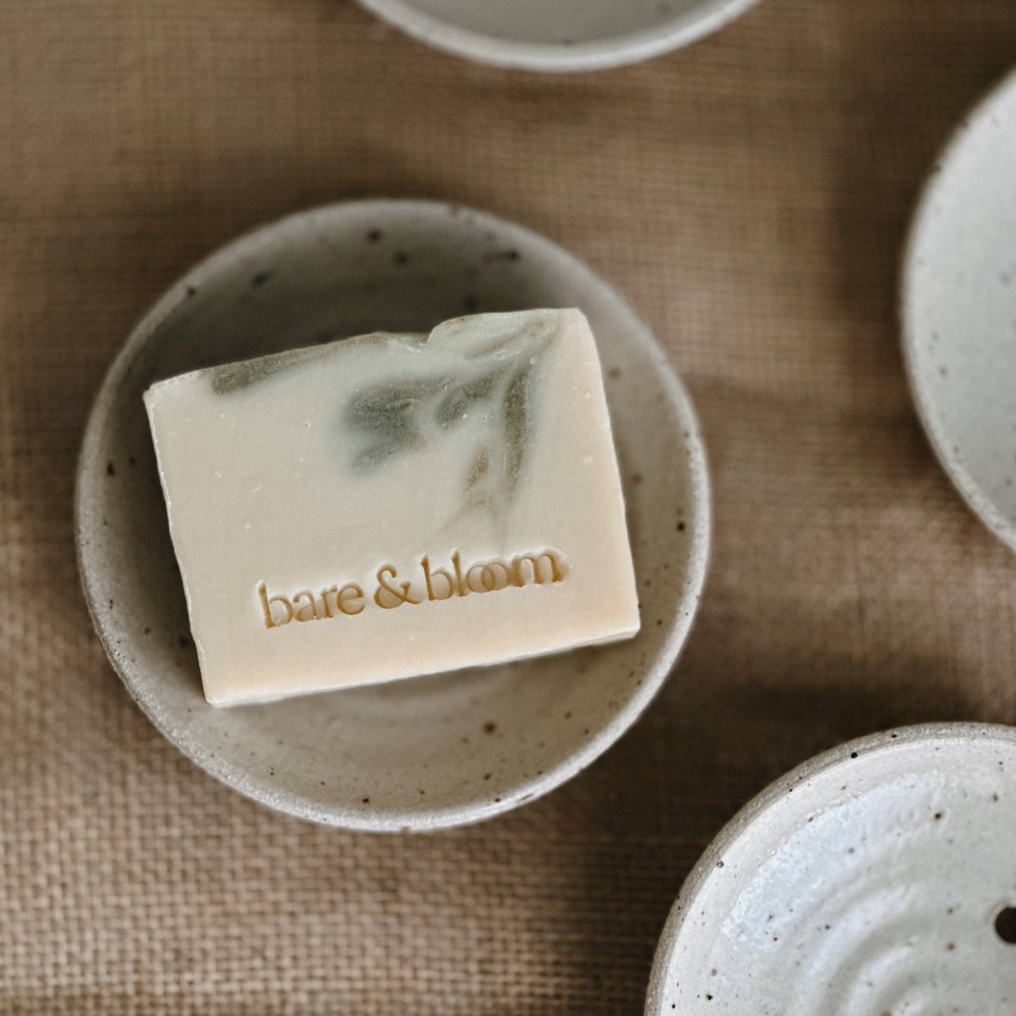 Handmade Ceramic Draining Soap Dish - Bare and Bloom