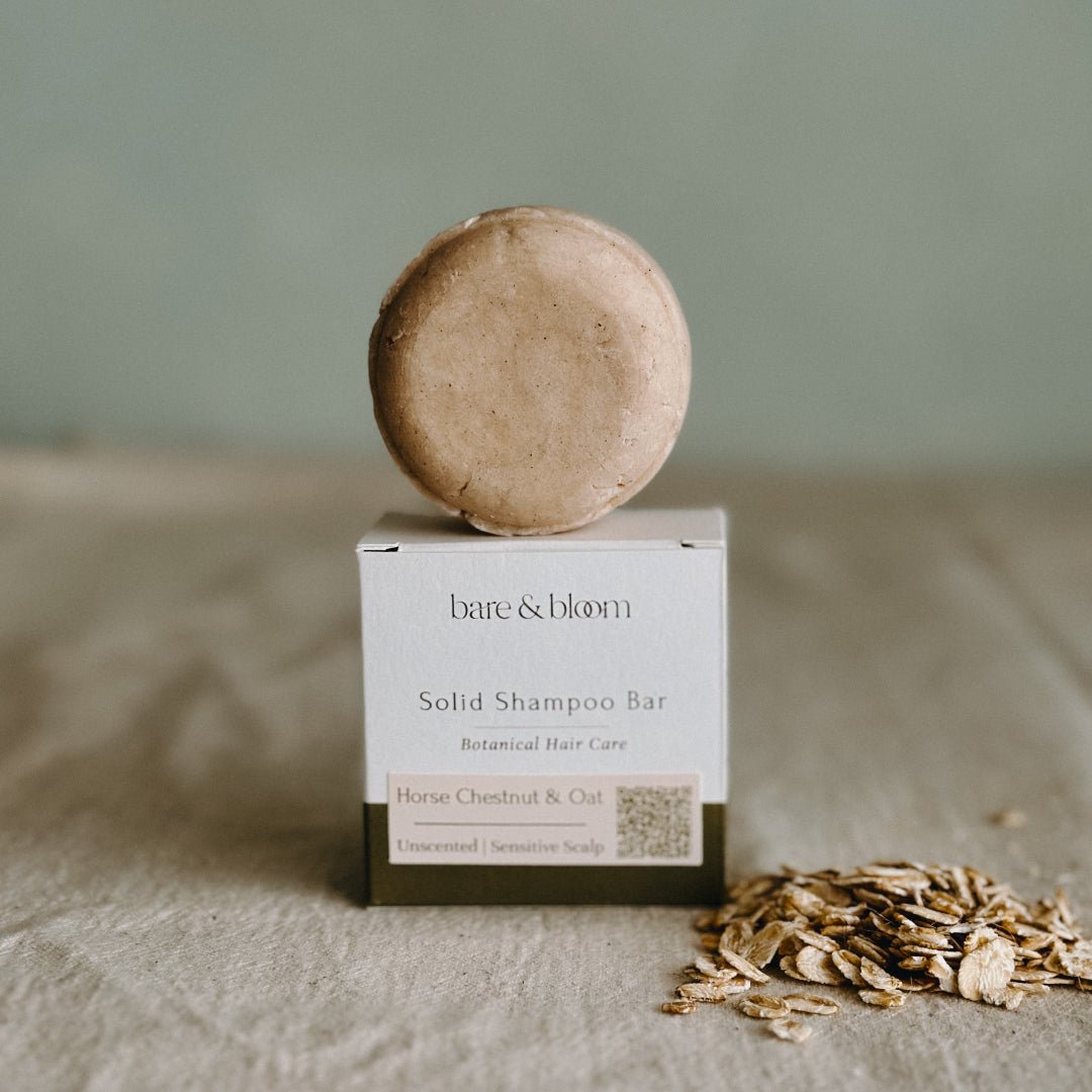 Horse chestnut & Oat Solid Shampoo Bar - Bare and Bloom