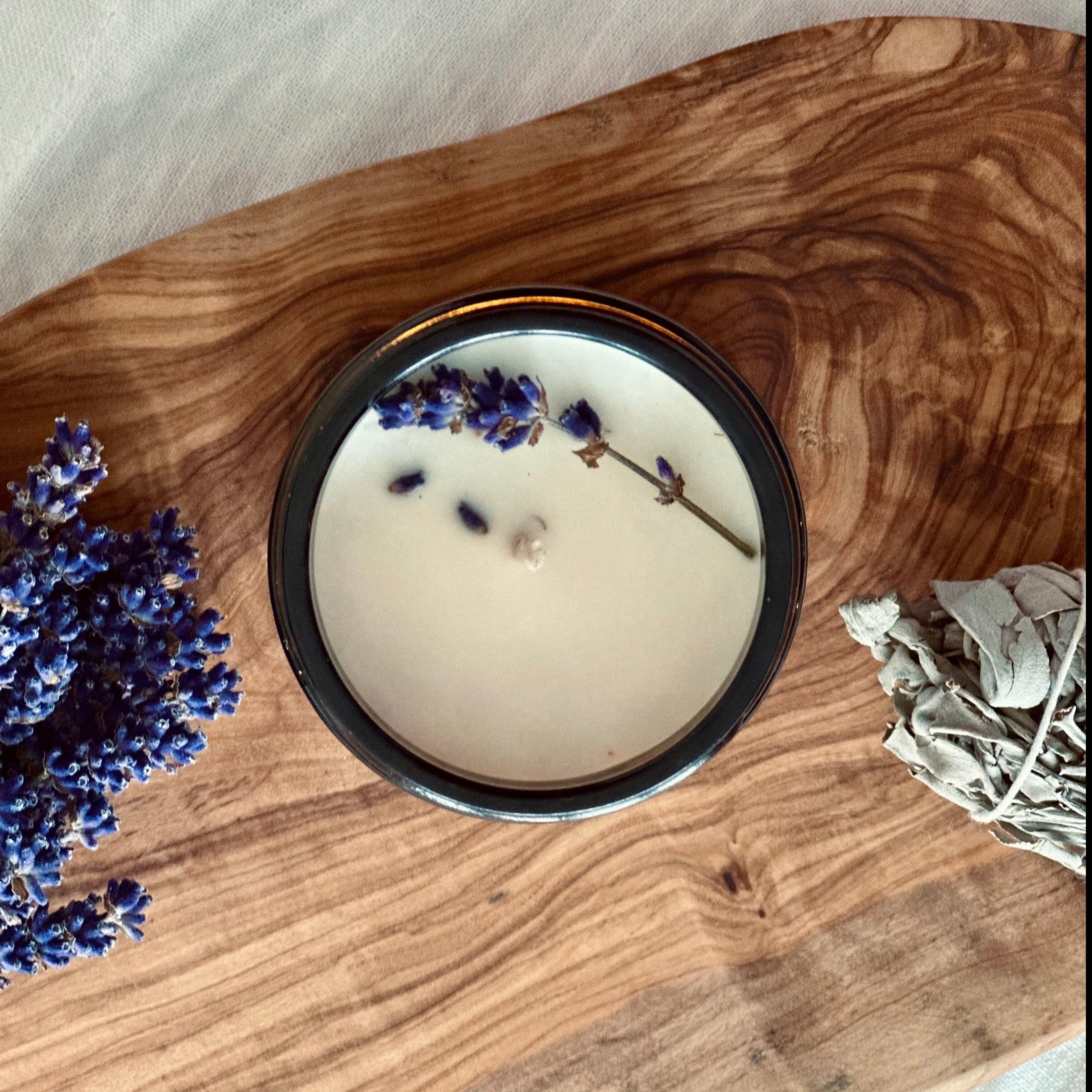 Lavender & Sage Aromatherapy Candle - Bare and Bloom