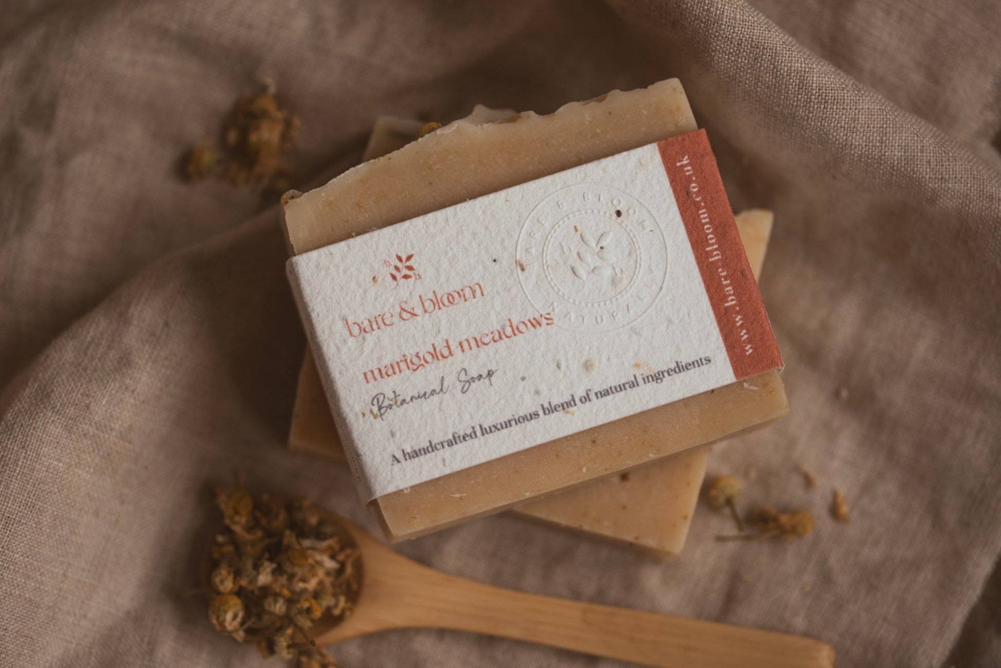 Eco-friendly soap with plantable seeded labels- Bare and Bloom