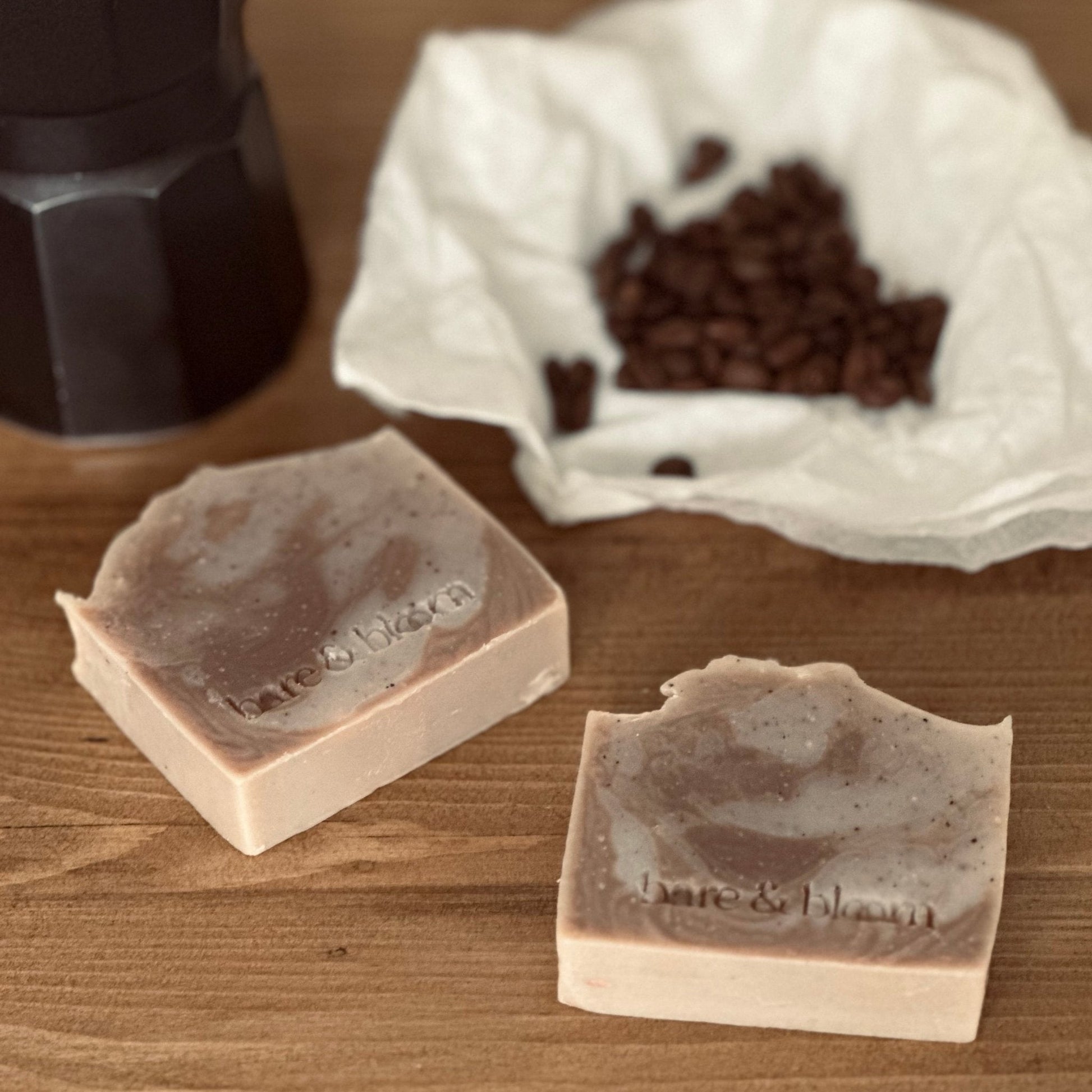 Morning Brew Coffee Infused Artisan Soap - Bare and Bloom