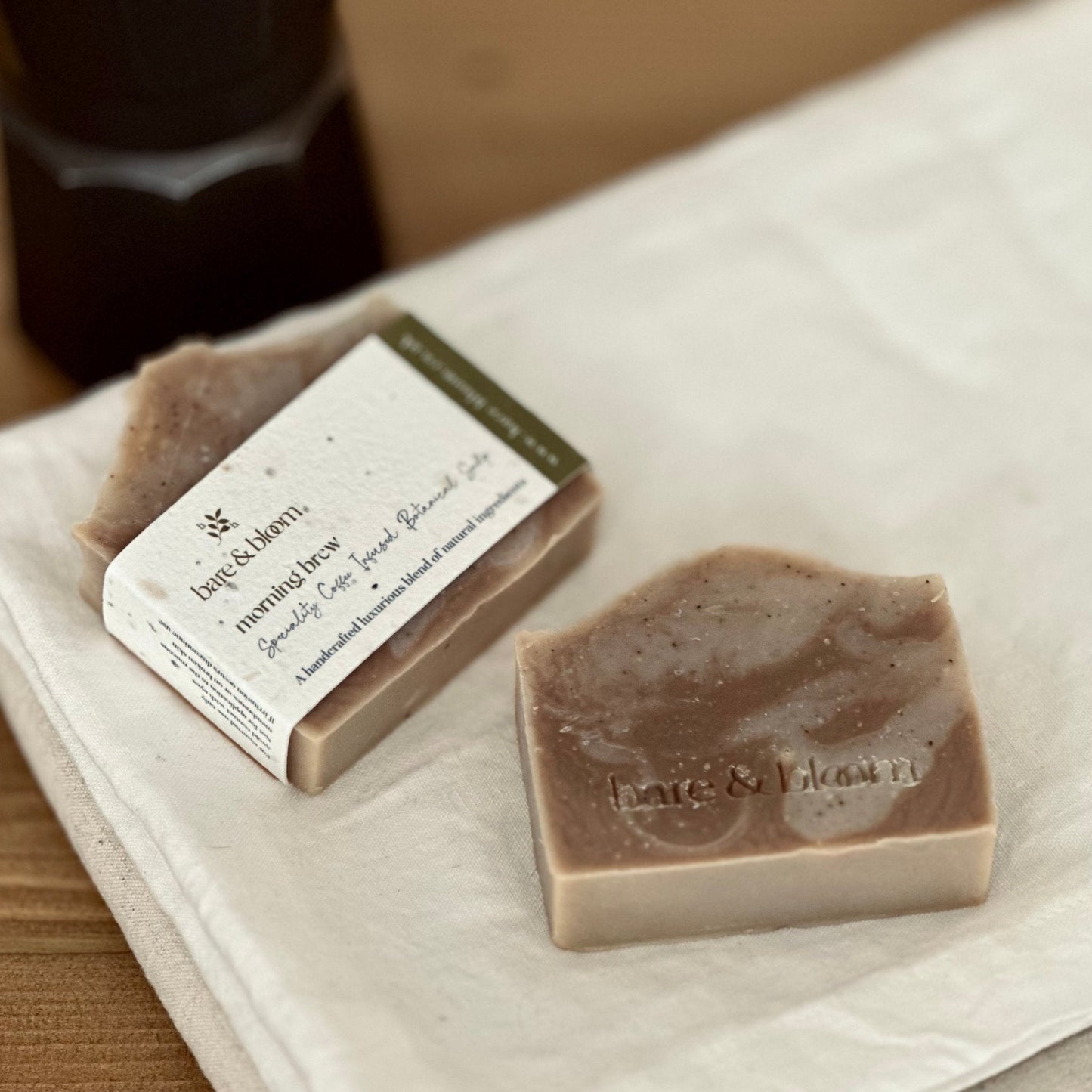 Morning Brew Coffee Infused Artisan Soap - Bare and Bloom