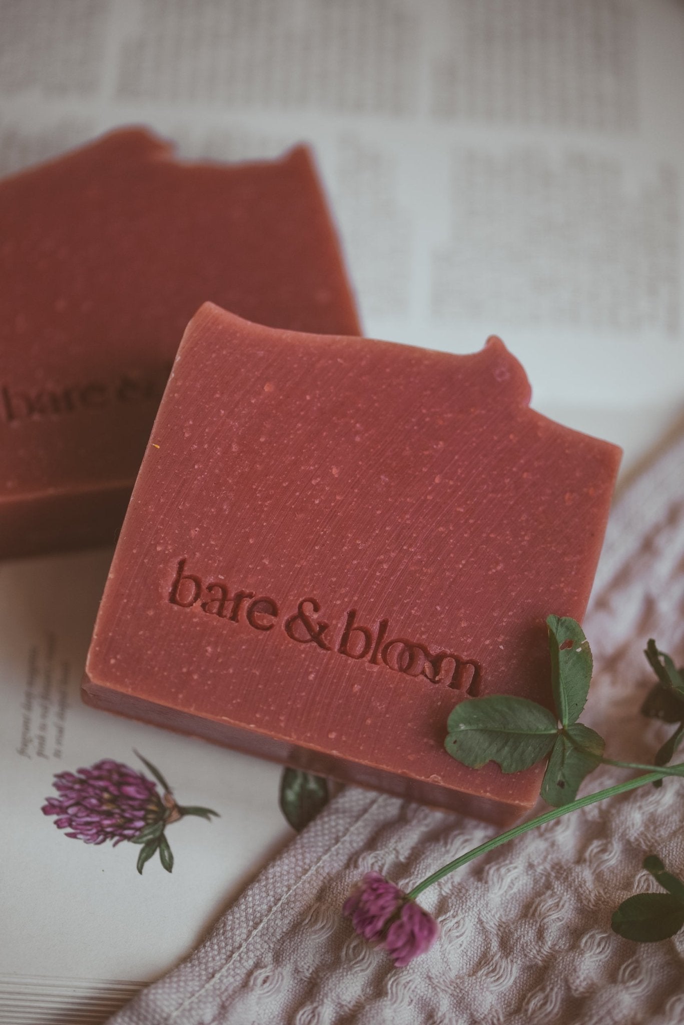 Red Clover, Neroli & Clay Botanical Soap - Bare and Bloom