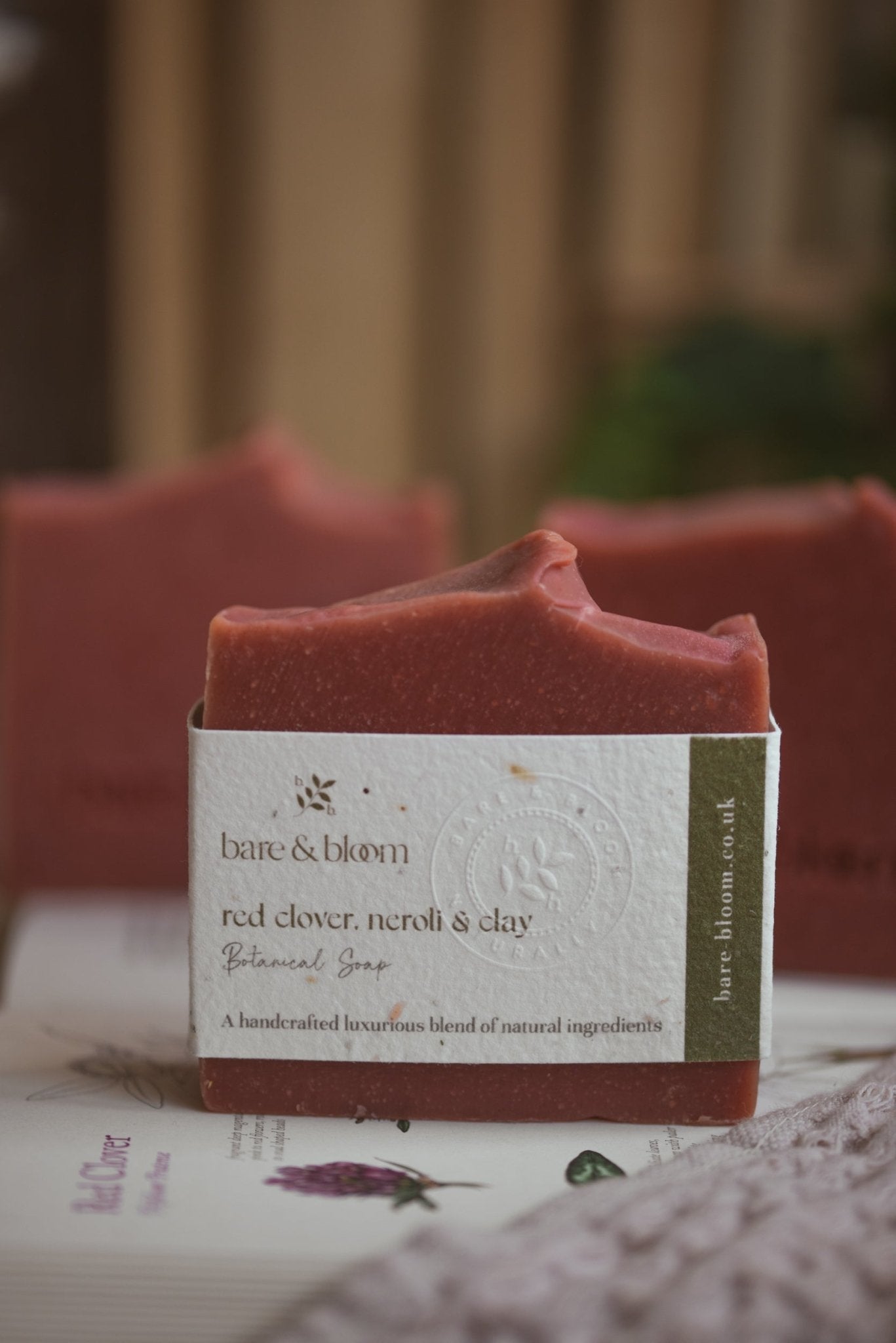 Red Clover, Neroli & Clay Botanical Soap - Bare and Bloom