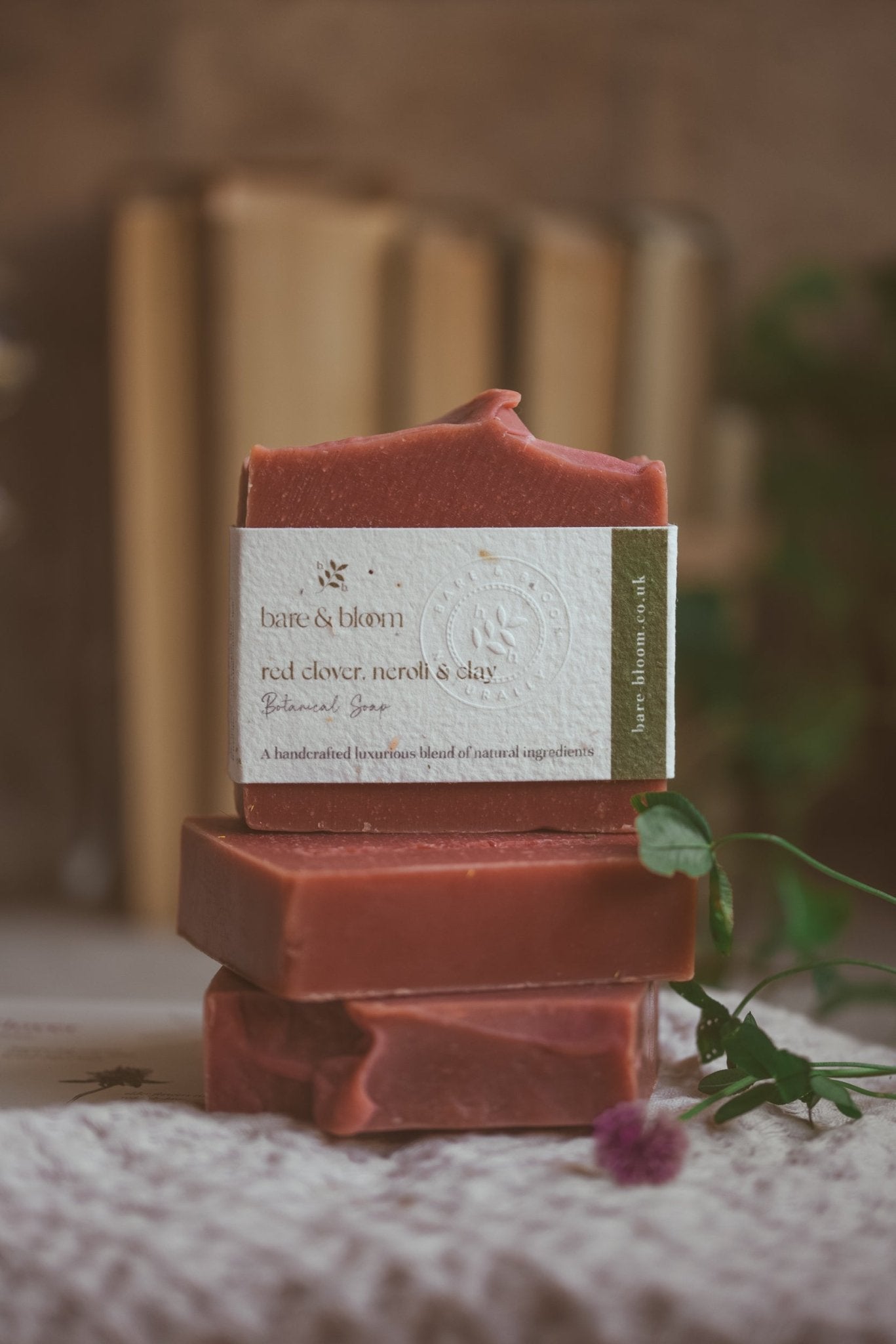 Red Clover, Neroli & Clay Botanical Soap - Bare and Bloom