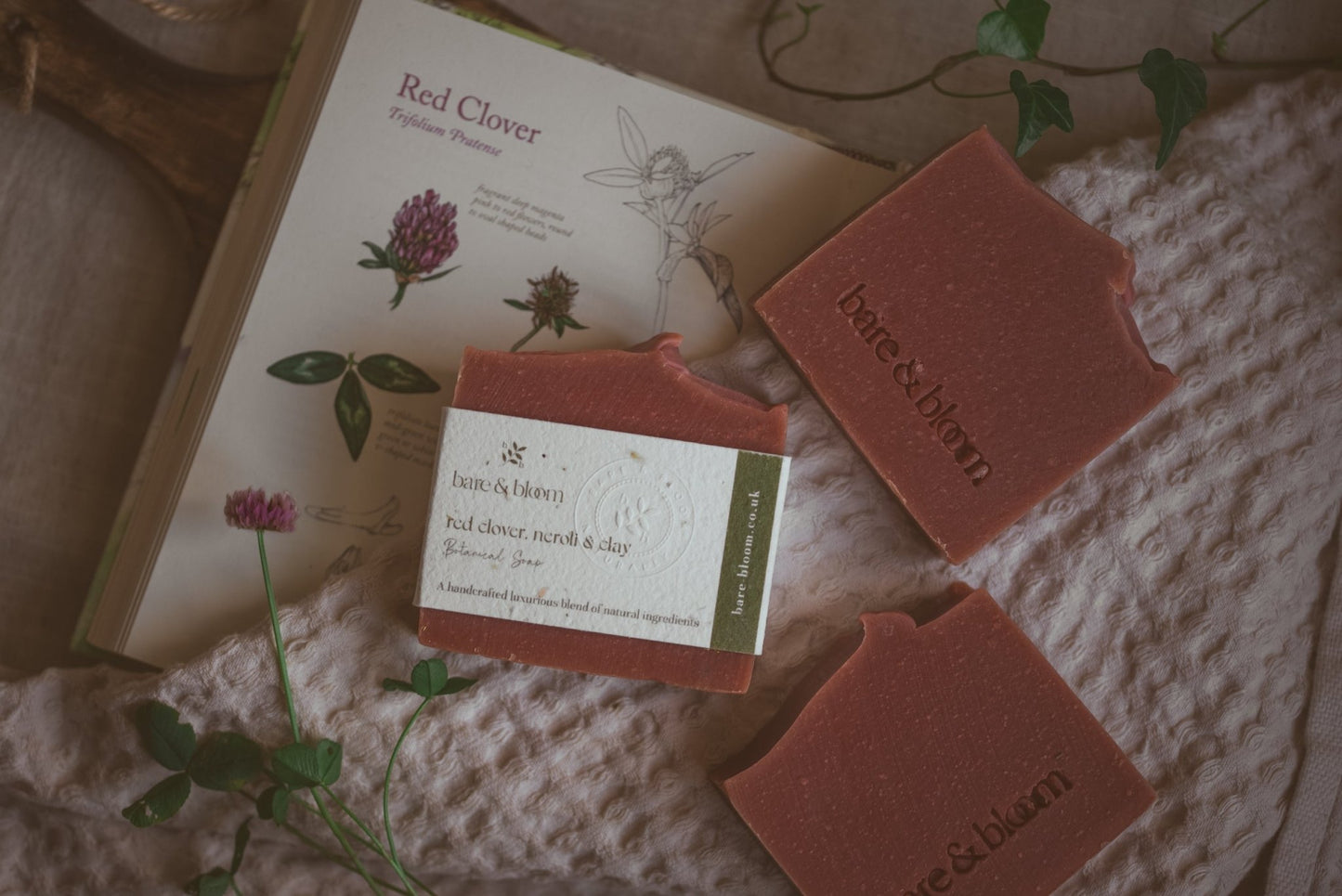 Red Clover, Neroli & Clay Botanical Soap - Bare and Bloom