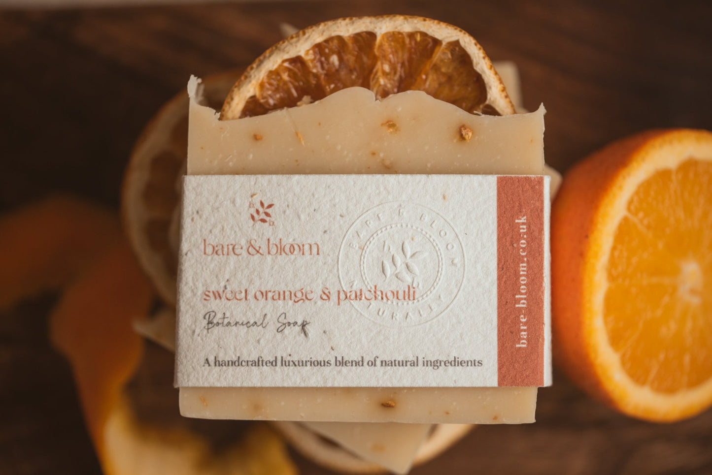 Sweet Orange & Patchouli Botanical Soap - Bare and Bloom