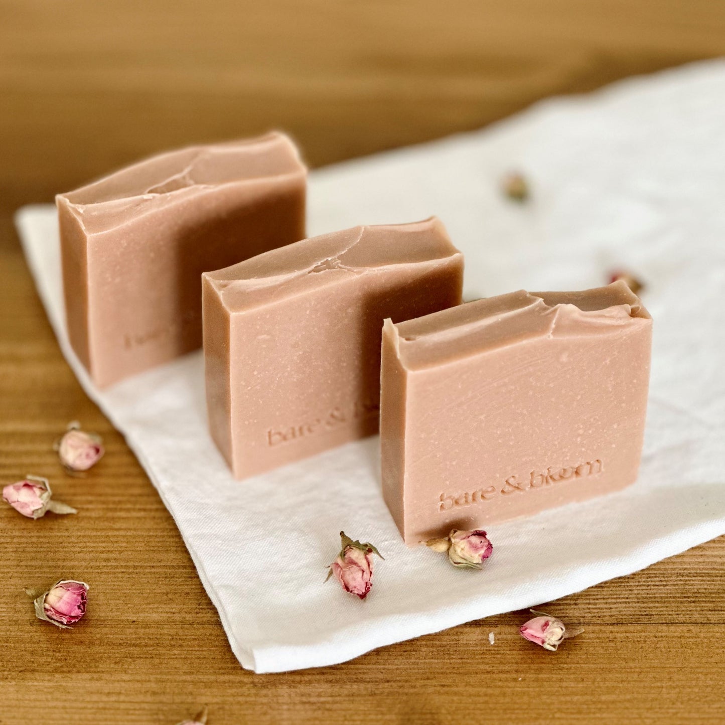 wild rose handmade natural soap bar