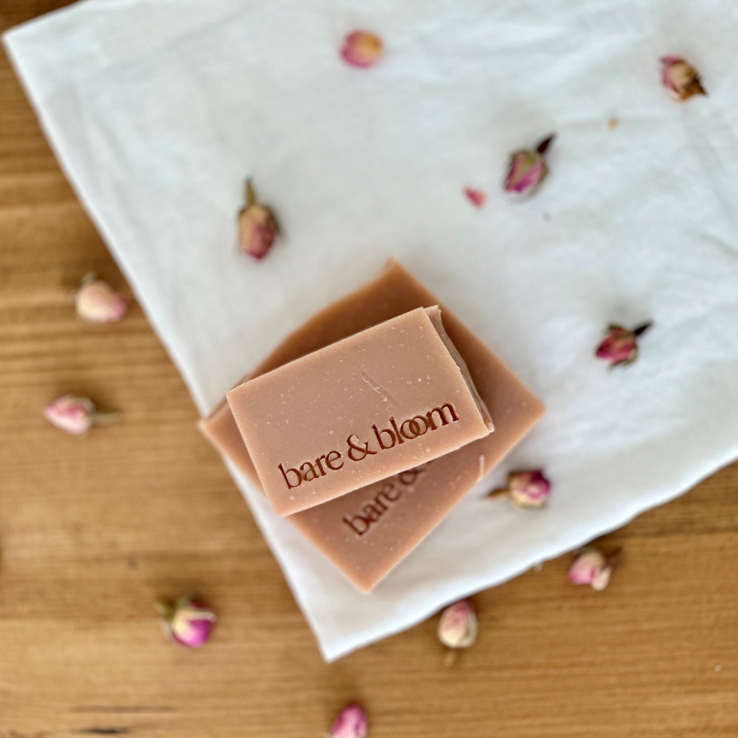 wild rose natural soap bar